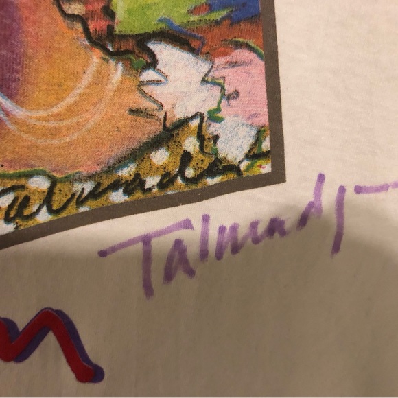 LOUIE ANDERSON VINTAGE T-SHIRT- All Sport Proweight. Size L. Autographed. - Picture 6 of 7